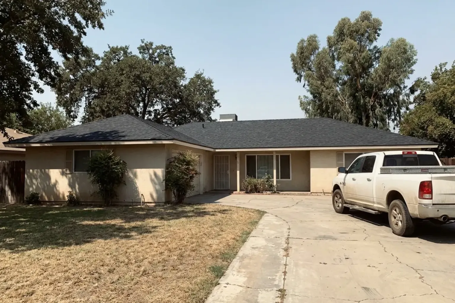 Roof replacement result with clean new materials on a Provo home